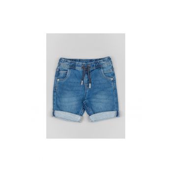 Pantaloni lungi -  302717613 - Bumbac - Albastru