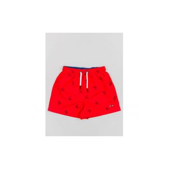 Pantaloni lungi -  302721757 - Poliester - Rosu