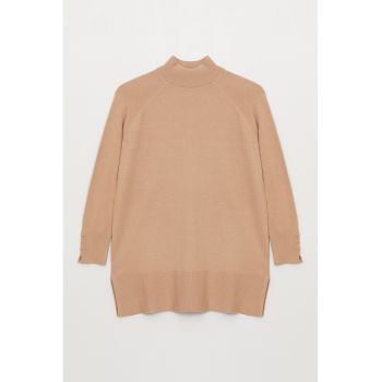 Pulover cu model in dungi si maneci raglan