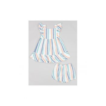 Rochie fete -  302707454 - Bumbac - Multicolor