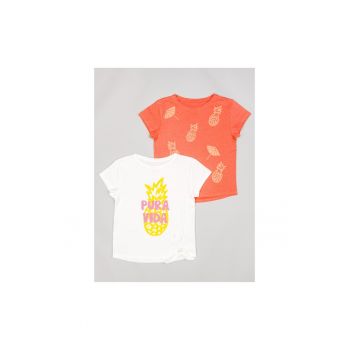 Set 2 tricouri copii -  302715206 - Bumbac - Multicolor