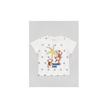 Tricou copii -  302714919 - Bumbac - Bej