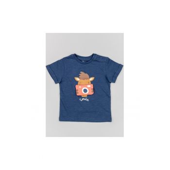 Tricou copii -  302715299 - Bumbac - Albastru marin