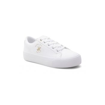 Mocasini dama -  425519 - Piele ecologica - Alb