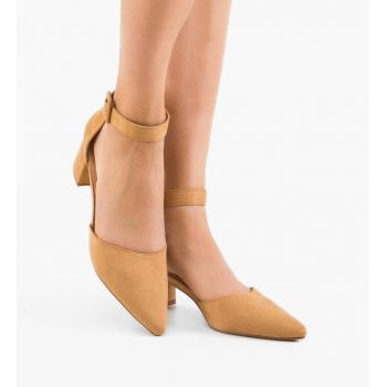 Pantofi dama Cain Camel ieftini