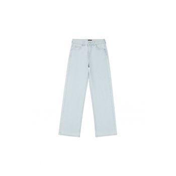 Pantaloni lungi -  302032839 - Bumbac - Albastru