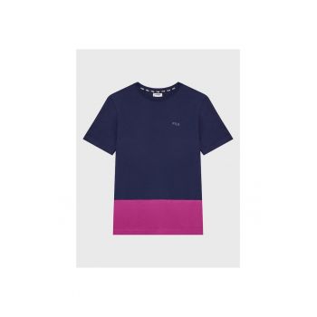 Tricou copii -  Bumbac - Albastru marin