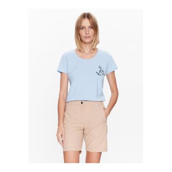 Tricou dama -  302415007 - Bumbac - Albastru ieftin