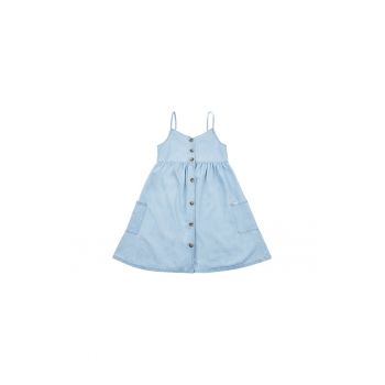 Rochie fete -  302033713 - Bumbac - Albastru