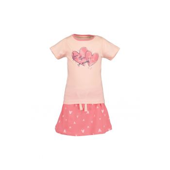 Set tricou si fusta copii -  301996132 - Bumbac - Roz