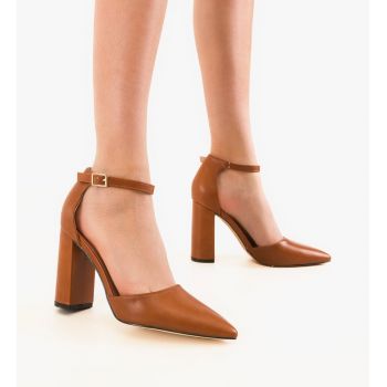 Pantofi dama Saira Camel ieftini