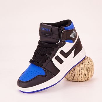 Sneakersi Baiat Albastri Cu Siret Serta ieftini