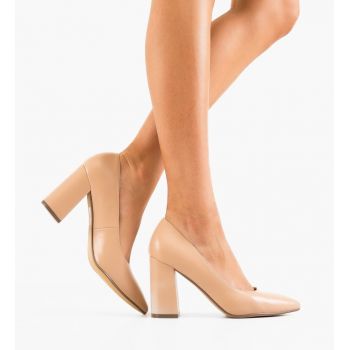 Pantofi dama Aisha Nude ieftini