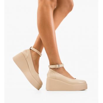 Pantofi Casual dama Shelob Bej