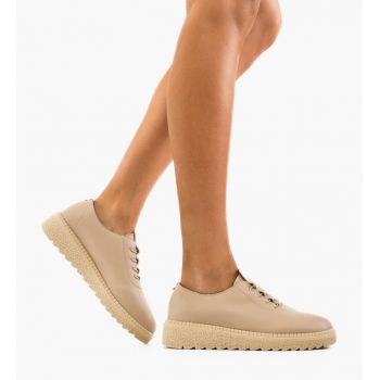 Pantofi Casual dama Tyka Bej