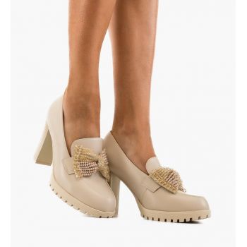 Pantofi dama Ashleigh Bej ieftini