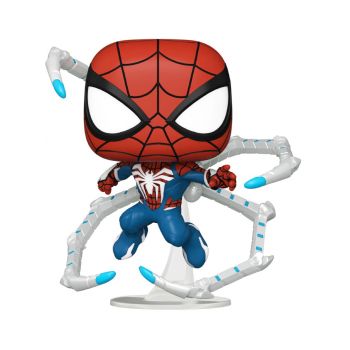 Pop Marvel Gamervese Spider Man 2 Peter Parker Advanced Suit 2.0 971 Bobble Head 10cm