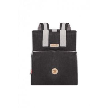 Geanta atasabila de carucior, cu 10 buzunare si bretele reglabile, 36 x 30 x 15 cm, Colibro Pop Onyx