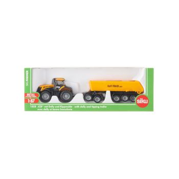 Siku 1:87 Jcb With Dolly And Tipping Trailer (313-1858)