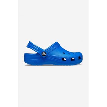 Crocs papuci Bolt Classic Clog femei, culoarea albastru marin 206991