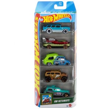 Mattel Hot Wheels Hw Getaways Set Of 5 (jbj77)