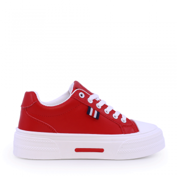 Sneakers femei Benvenuti roșii 1419DP0701R ieftini la reducere