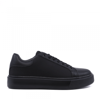 Sneakers bărbați Thezeus negri din piele și textil 2349BP22280N ieftini de firma originali