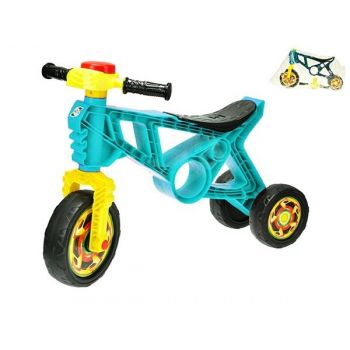 Tricicleta pentru copii cu 3 roti Malipen Begovel turcuaz, de la 3 ani, greutate admisa 20 kg