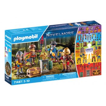 Playmobil-CREEAZA PROPRIA FIGURINA CAVALERII NOVELMORE