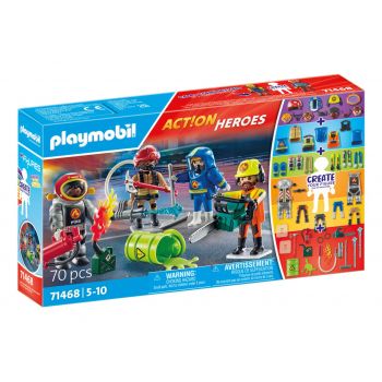 Playmobil-CREEAZA PROPRIA FIGURINA ECHIPA DE POMPIERI