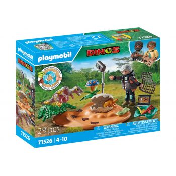 Playmobil-CUIB DE STEGOSAURUS SI HOT DE OUA