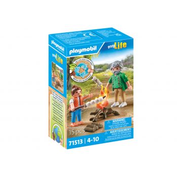 Playmobil-FOC DE TABARA CU BEZELE