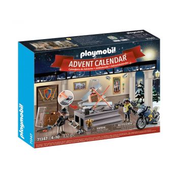 Set de joaca Playmobil Calendar Craciun Furt La Muzeul Politiei
