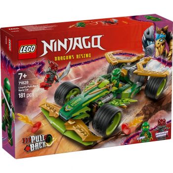Set LEGO Ninjago - Masina de curse pull-back a lui Lloyd (71828)