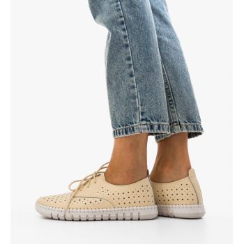 Pantofi Casual Hilio Bej 3 ieftina
