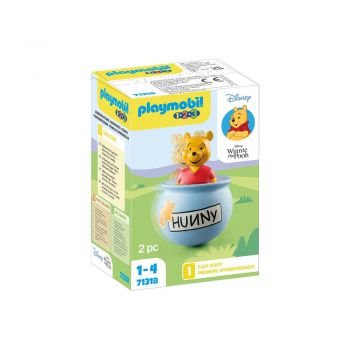 Set de joaca Playmobil - 1.2.3 & Disney: Borcanul Cu Miere A Lui Winnie