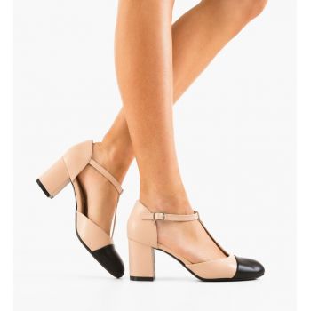 Pantofi dama Ambe Bej ieftini