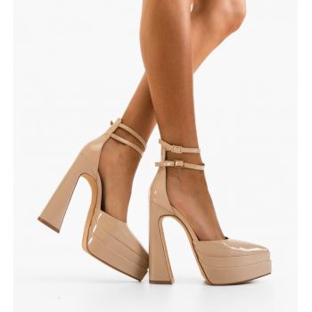 Pantofi dama Tilly Bej ieftini