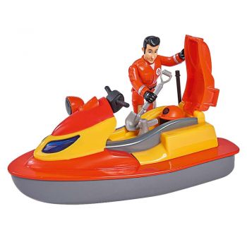 Pompierul Sam Jetsky Cu Roti Si Figurina