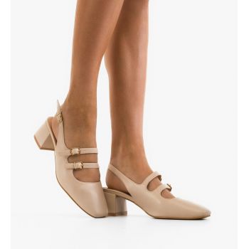 Pantofi dama Wiktor Nude ieftini