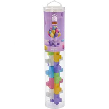 Plus-plus Big Pastel 15pc Tube (3225)