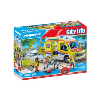 Set Playmobil Ambulance With Light And Sound (71202)
