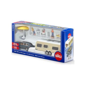 Siku 1:55 Car With Caravan (313-2542)