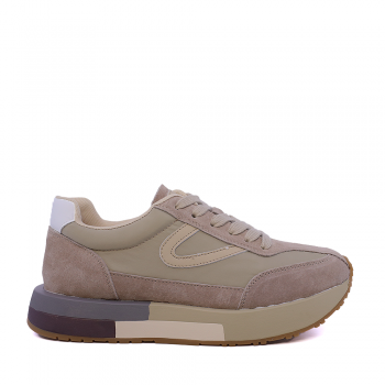 Sneakers femei Luca di Gioia bej din piele întoarsă 1299DP2510VBE