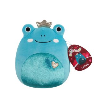 Squishmallows Heart Plush Ludwig Frog 19cm