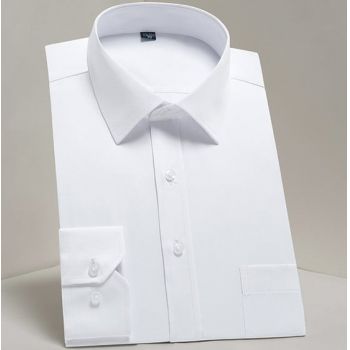 Camasa barbati alba, stil clasic, marime 43 ieftina