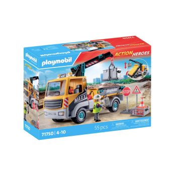 Playmobil Construction Truck With Crane (71750)