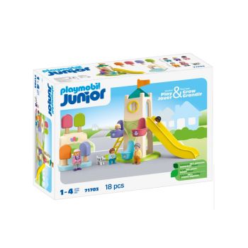 Playmobil Junior Adventure Tower With Ice Cream Booth (71703)