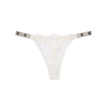 Shine strap lace thong panty  s