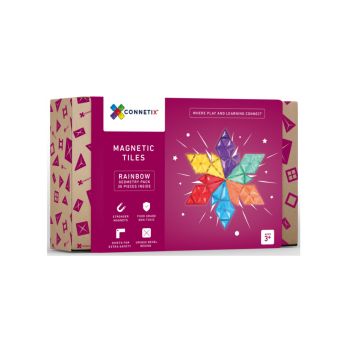 Connetix Rainbow Geometry Pack 30 Pieces (ct-r-00030-ge)
